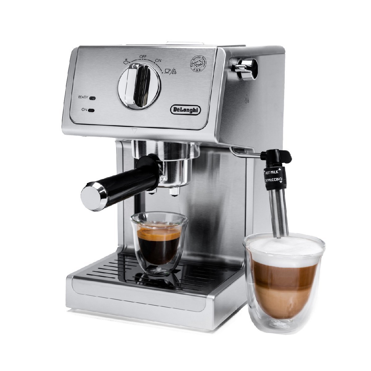 DeLonghi 15 Bar Espresso & Cappuccino Machine ECP3630 (Stainless Steel)