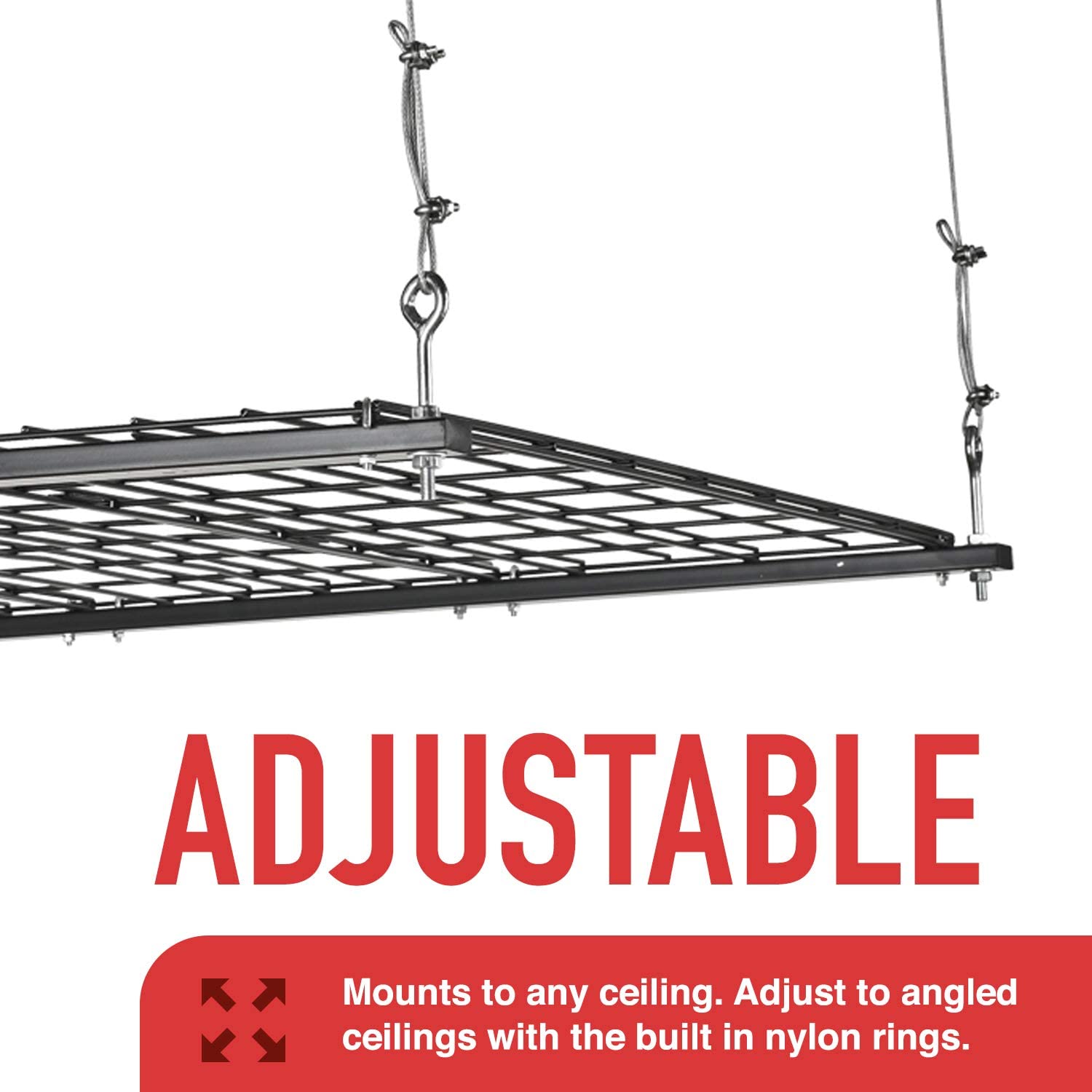 Racor - PHL-R, Garage Ceiling Storage Rack Lift