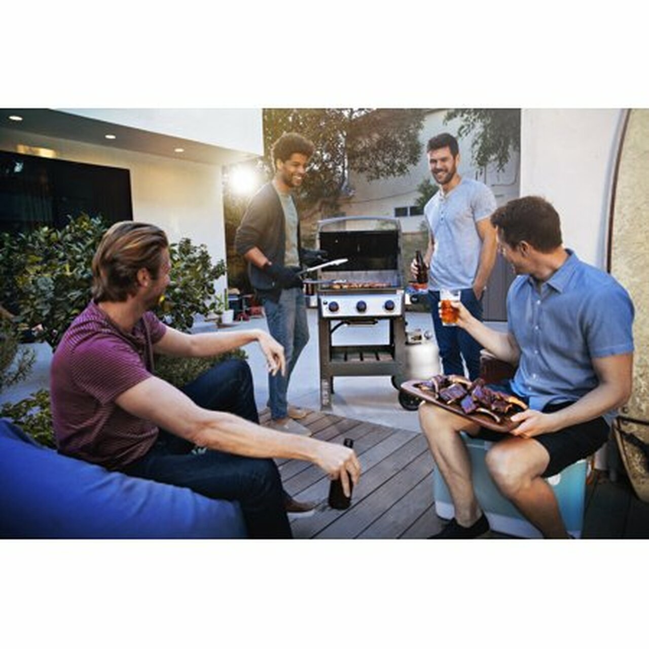 Weber Spirit II E-310 Propane Gas Grill, Black