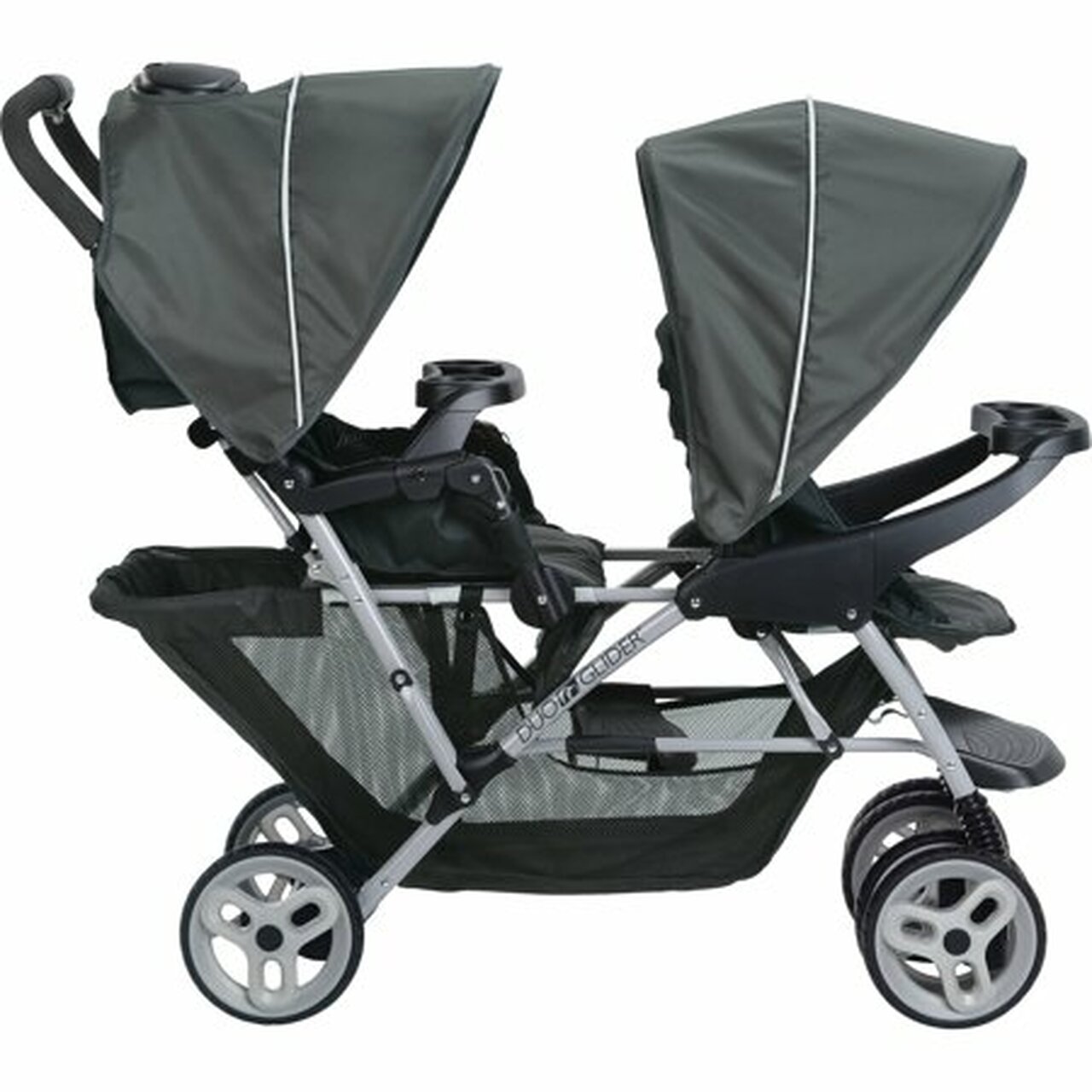 Graco DuoGlider Double Stroller, Glacier