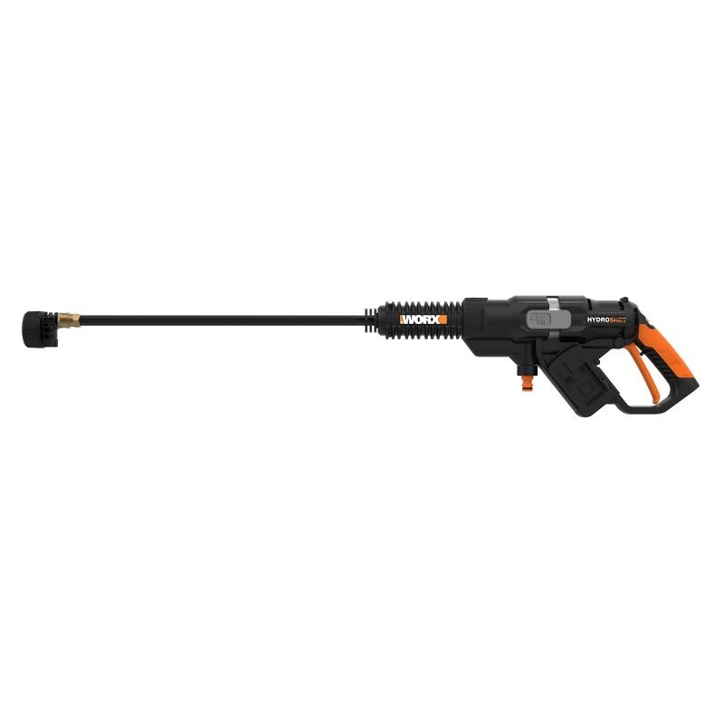 Worx WG644 Cordless HydroShot Portable Power Cleaner Kit, 2x20V Li-ion (2.0Ah) batteries, 2hr. Tool Only