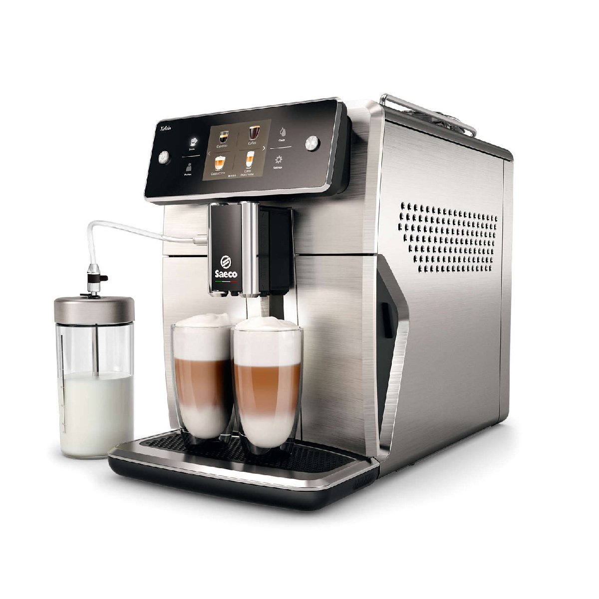 Saeco Xelsis SM7685/04 Super Automatic Espresso Machine (Stainless Steel / Silver) – REFURBISHED