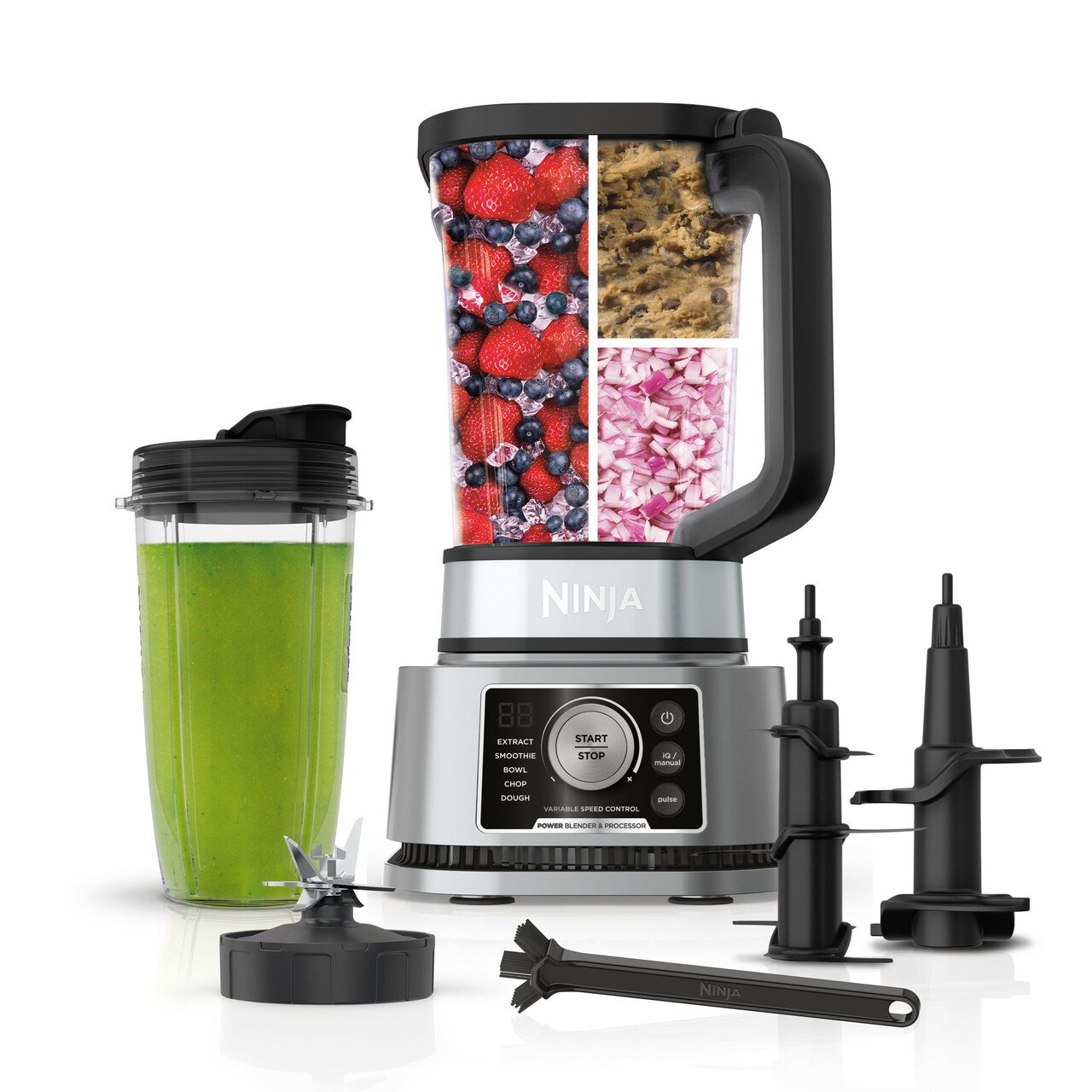 Ninja® Foodi® Power Blender & Processor System with Nutrient Extractor* 3in1 Blender 1200W 5 Auto-iQ® Presets