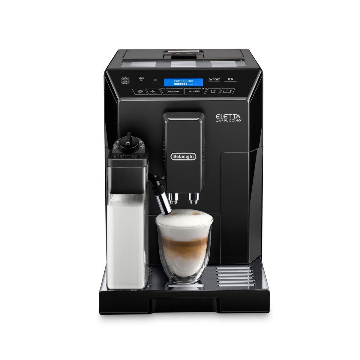DeLonghi Eletta Cappuccino Super Automatic Espresso Machine ECAM44660B (Black)