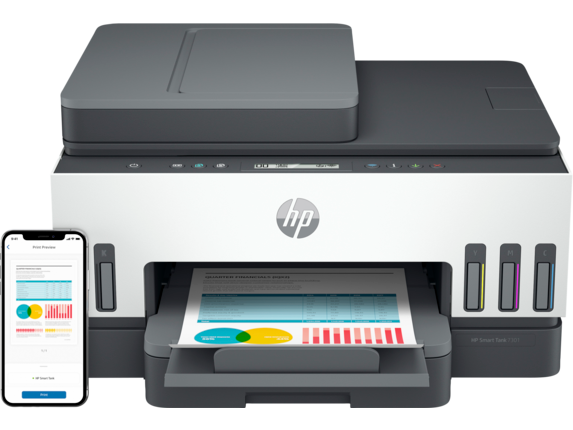 HP Smart Tank 7301 All-in-One Printer