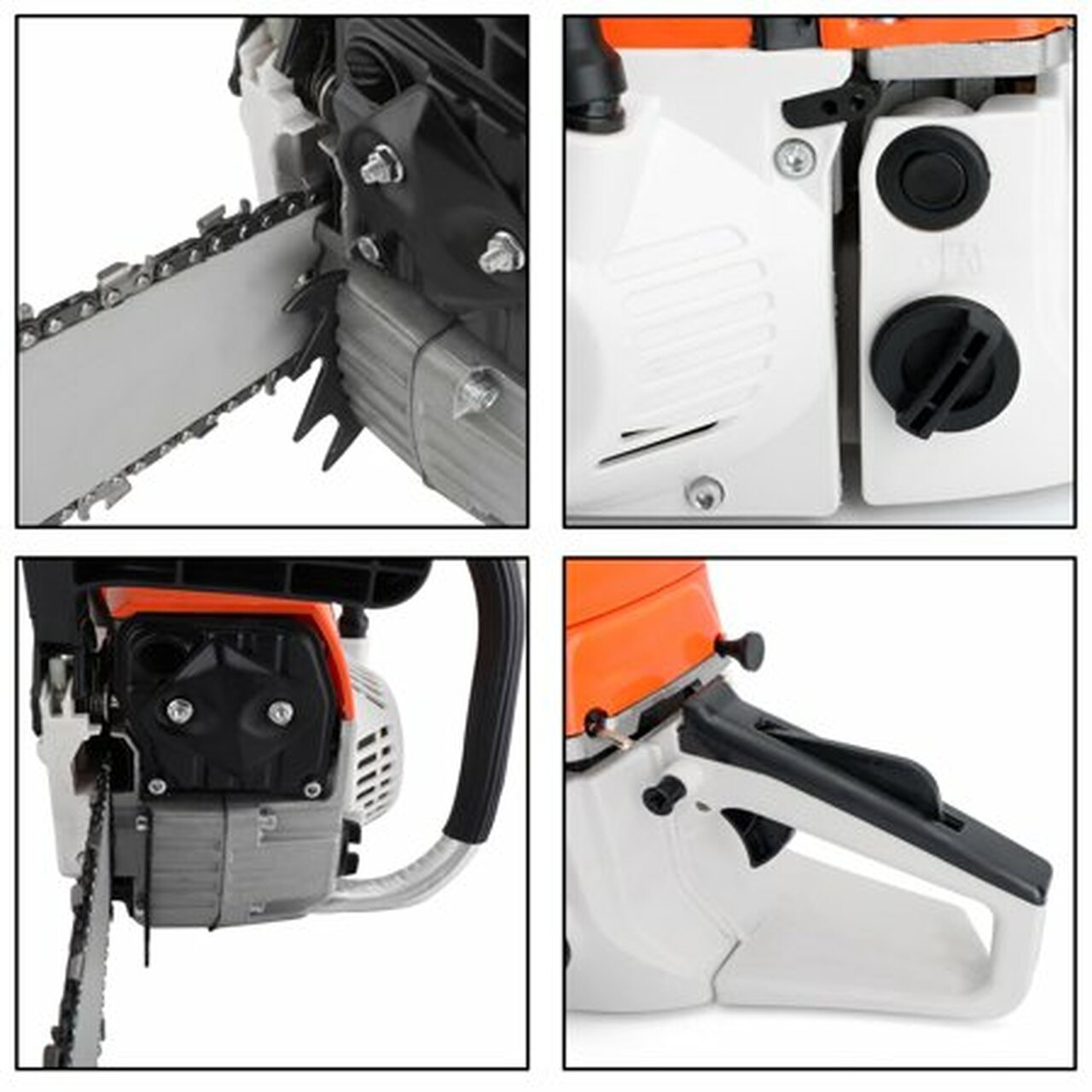 Hot Selling 22' 52CC Gasoline Chainsaw Cutting Wood Gas Sawing Aluminum Crankcase Chain Saw