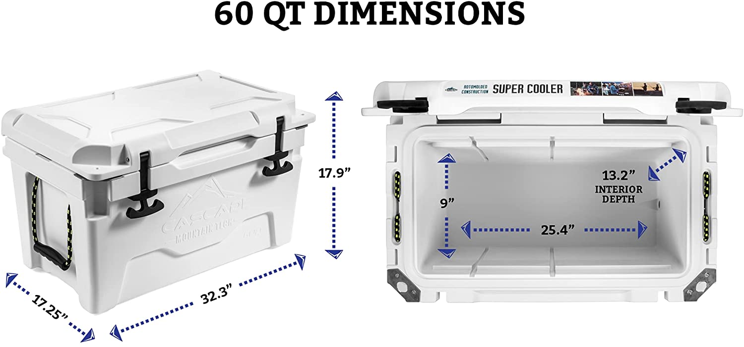 Cascade Mountain Tech Rotomolded Cooler