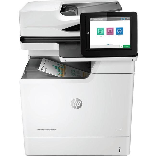 J8A12A#BGJ HP LaserJet M681 M681f Laser Multifunction Printer – Color