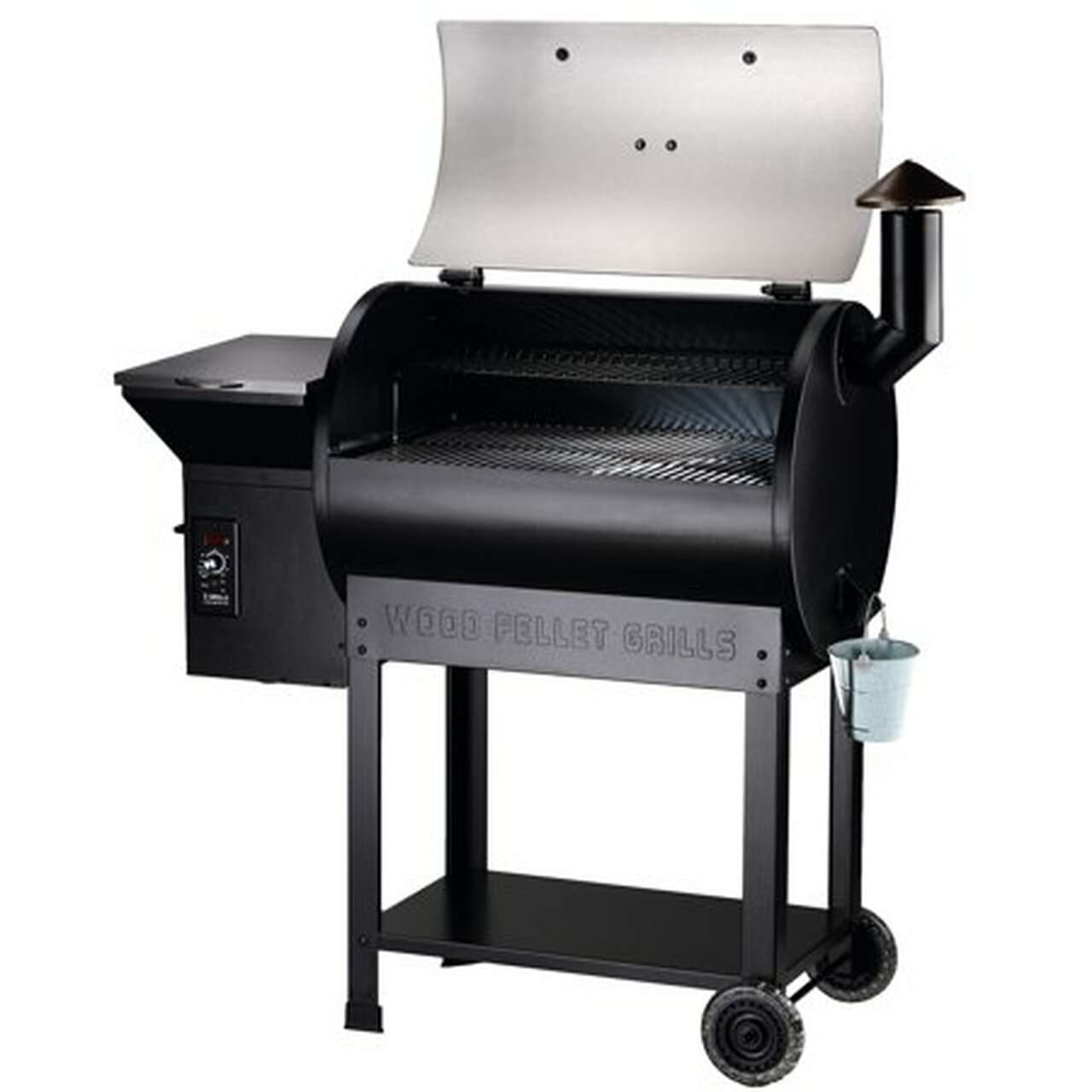 Z GRILLS ZPG-7002E 694 sq. in. Wood Pellet Grill and Smoker 8-in-1 BBQ Stainless Steel