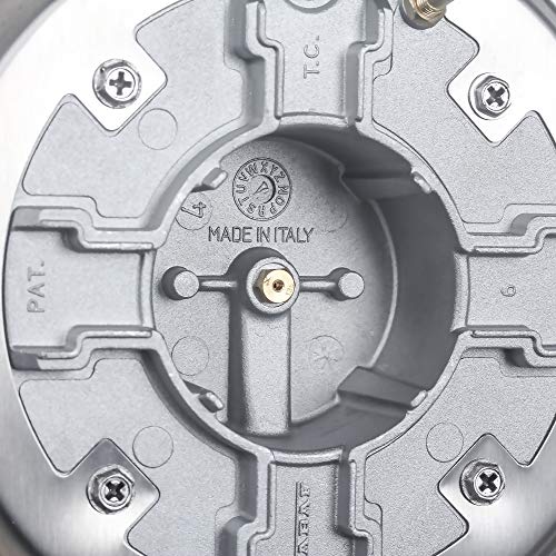 Empava 24 Inch Gas Cooktop Professional 4 Italy Sabaf Burners Stove Top Certified with Thermocouple Protection in Stainless Steel, Silver