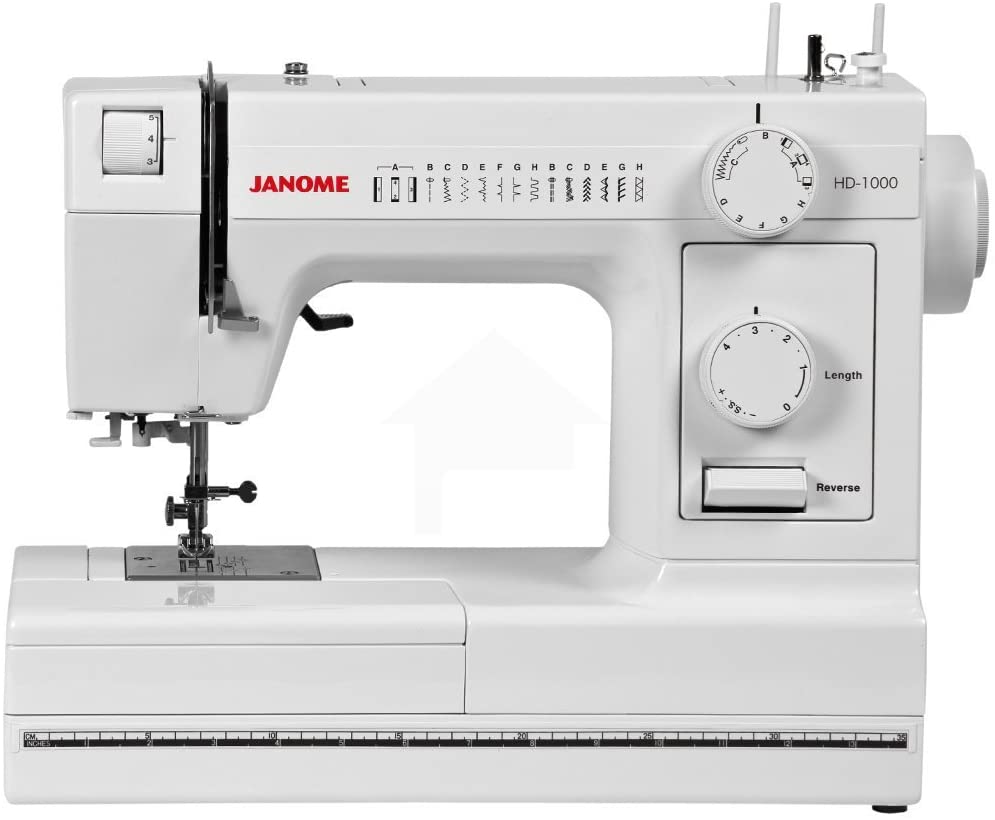 Janome HD1000 Heavy-Duty Sewing Machine with 14 Built-In Stitches