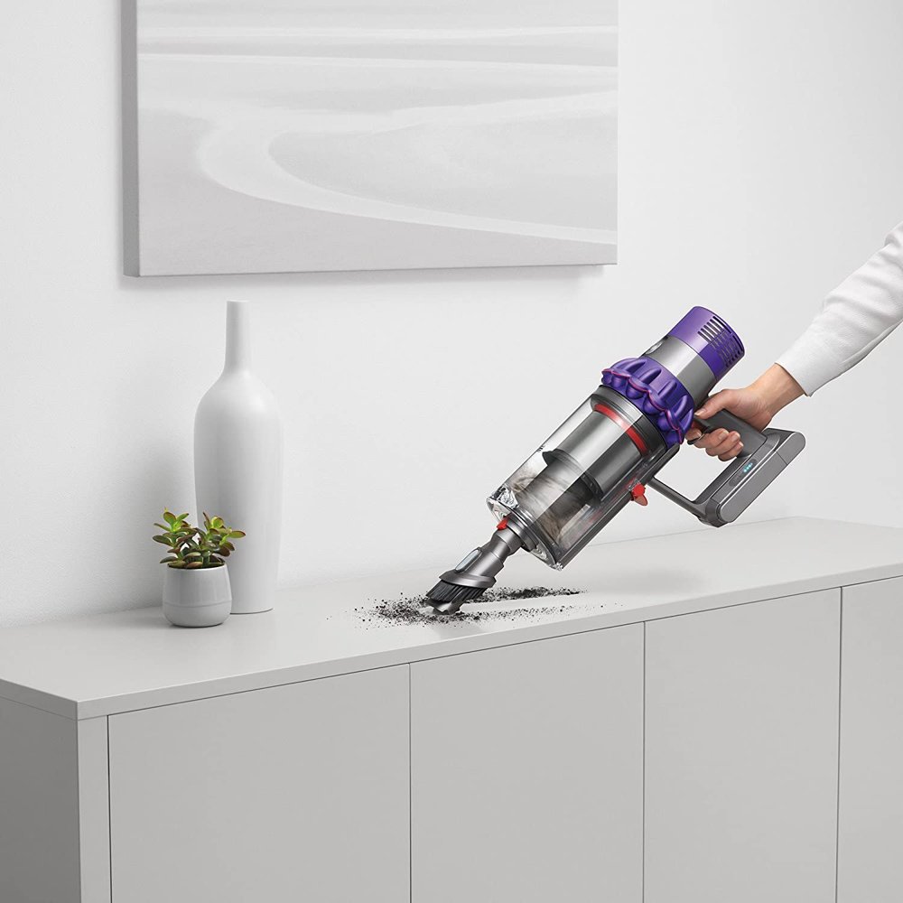 Dyson Cyclone V10 Animal Lightweight Cordless Stick Vacuum Cleaner + Torque Drive Cleaner Head + Mini Motorized Tool + Mini Soft Dusting Brush + Combination Tool + Crevice Tool + Dock Station