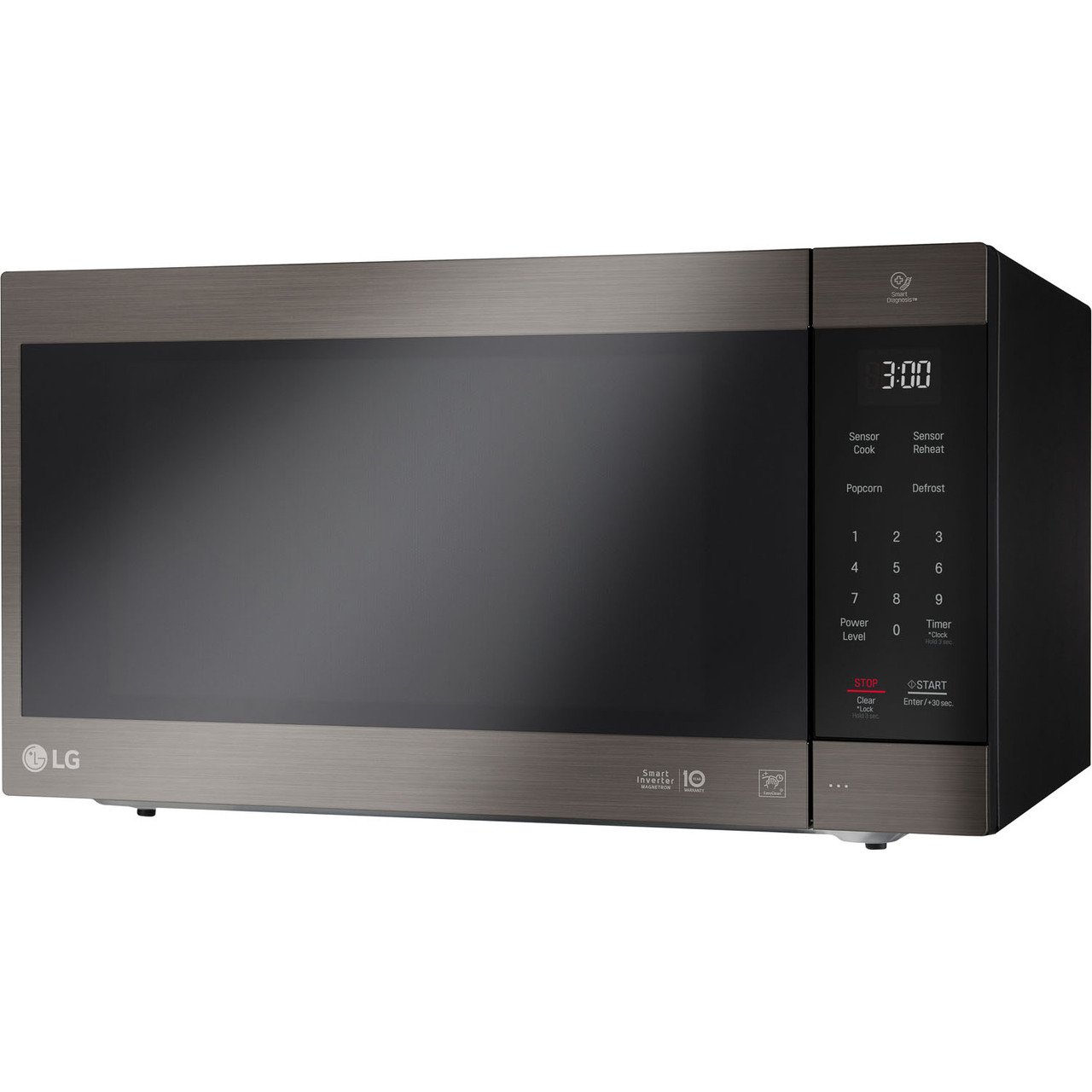 LG NeoChef 2.0 Cu. Ft. 1200W Countertop Microwave, Black Stainless Steel