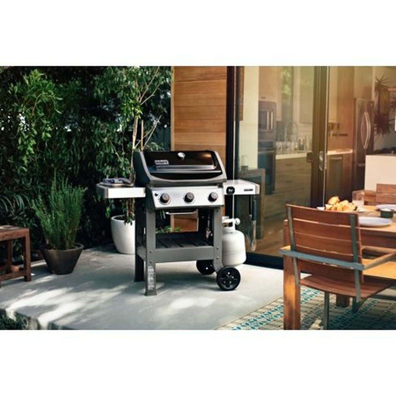 Weber Spirit II E-310 Propane Gas Grill, Black