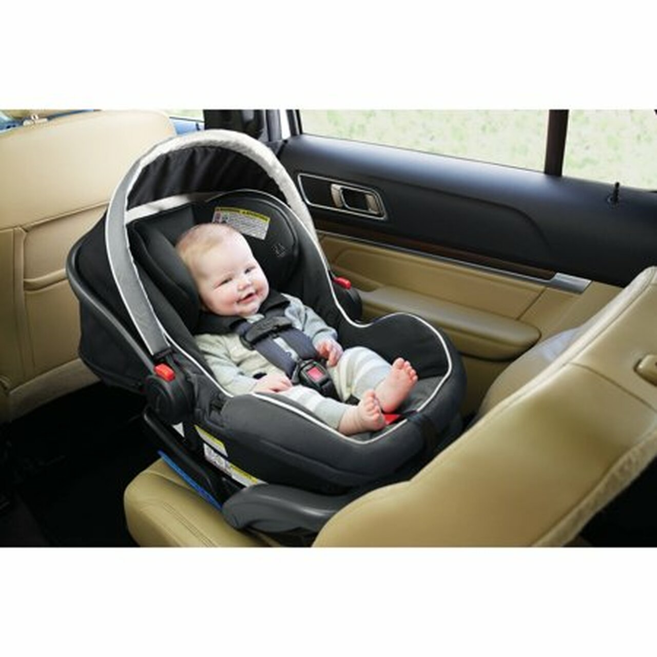 Graco SnugRide SnugLock 35 Elite Infant Car Seat, Oakley Gray