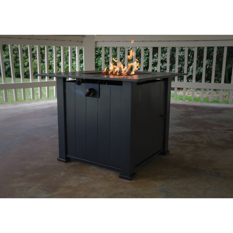 Camden 30″ Wide Square Fire Table – Brown – Threshold™
