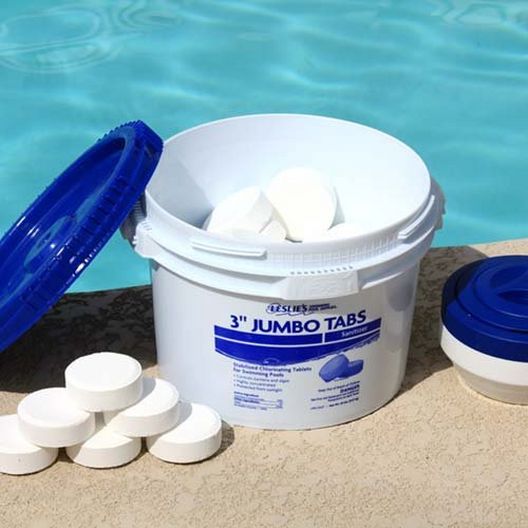 Leslie's – 3 in. Jumbo Chlorine Pool Tabs – 20 lbs. Bucket