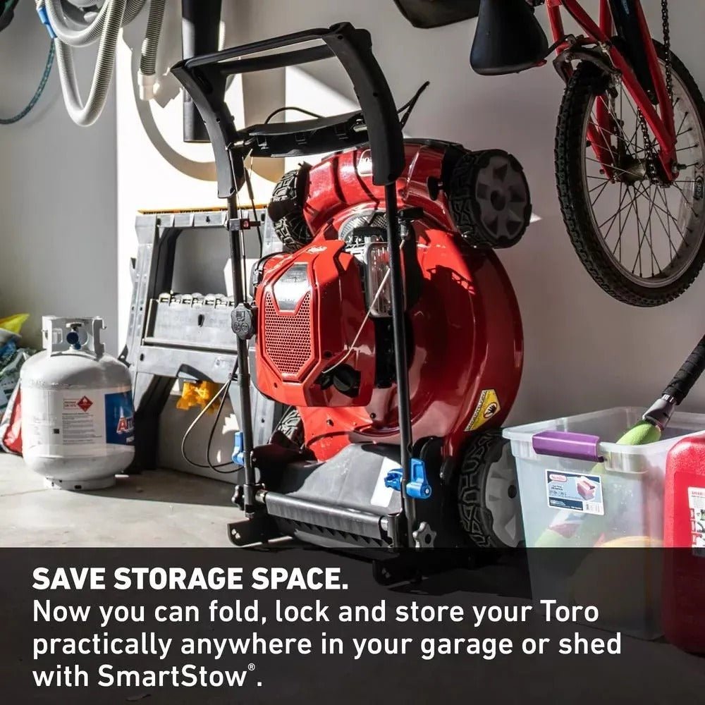 Recycler 22 in. Briggs & Stratton SmartStow Personal Pace High-Wheel Drive Gas Self Propelled Lawn Mower