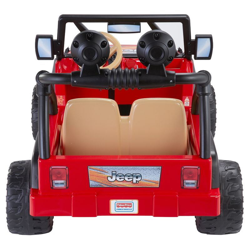 Power Wheels 12V Jeep Wrangler Powered Ride-On – Red
