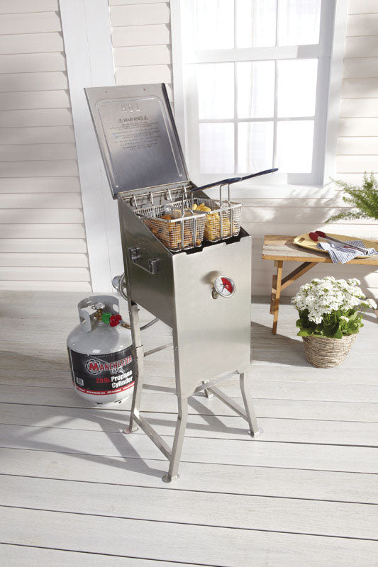 Bayou Classic 57000 BTU Stainless Steel Deep Fryer 4 gal