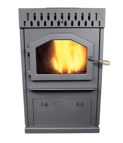 Magnum Baby Countryside Wood Pellet Stove Flex-Fuel With Black Door New