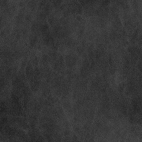 Madrona Burke Natalie Gray Console Loveseat with Dual Recliners, Faux Leather Upholstery, and Pillow Top Back