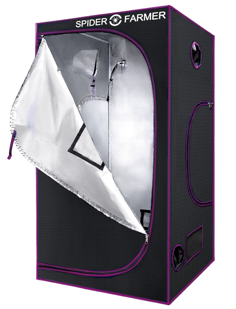 Spider Farmer 4' x 4' x 6.5' 120cm x 120cm x 200cm Indoor Grow Tent New