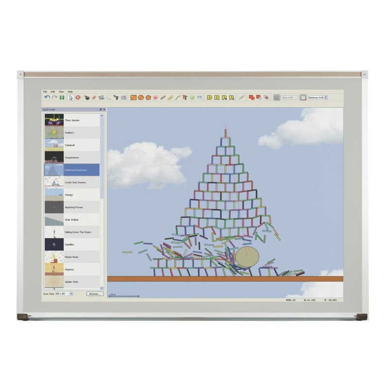 Best-Rite® Evolution Wall Mounted Whiteboard 48