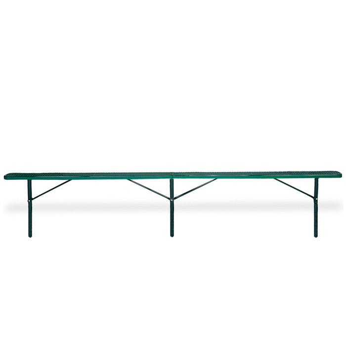 Victory 15' Exp Steel Flat Bench, Trad Edge, Inground Mnt