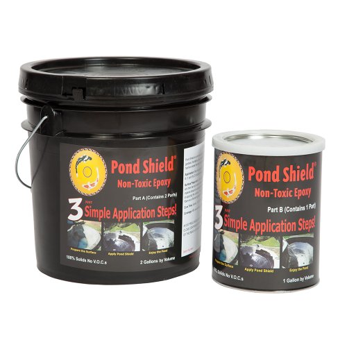Pond Armor SKU-CBLUE-3GA Non-Toxic Pond Shield Epoxy Paint, 3-Gallon, Competition Blue