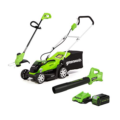 Greenworks 40V 17-inch Mower / Axial Blower / 12