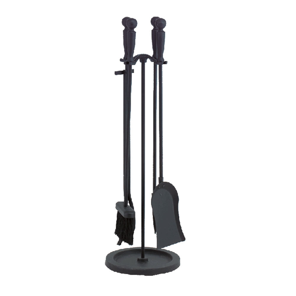Dagan 5-Piece Black Fireplace Tool Set