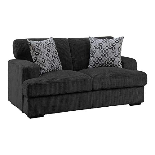 Lexicon Putnam Living Room Loveseat, Gray