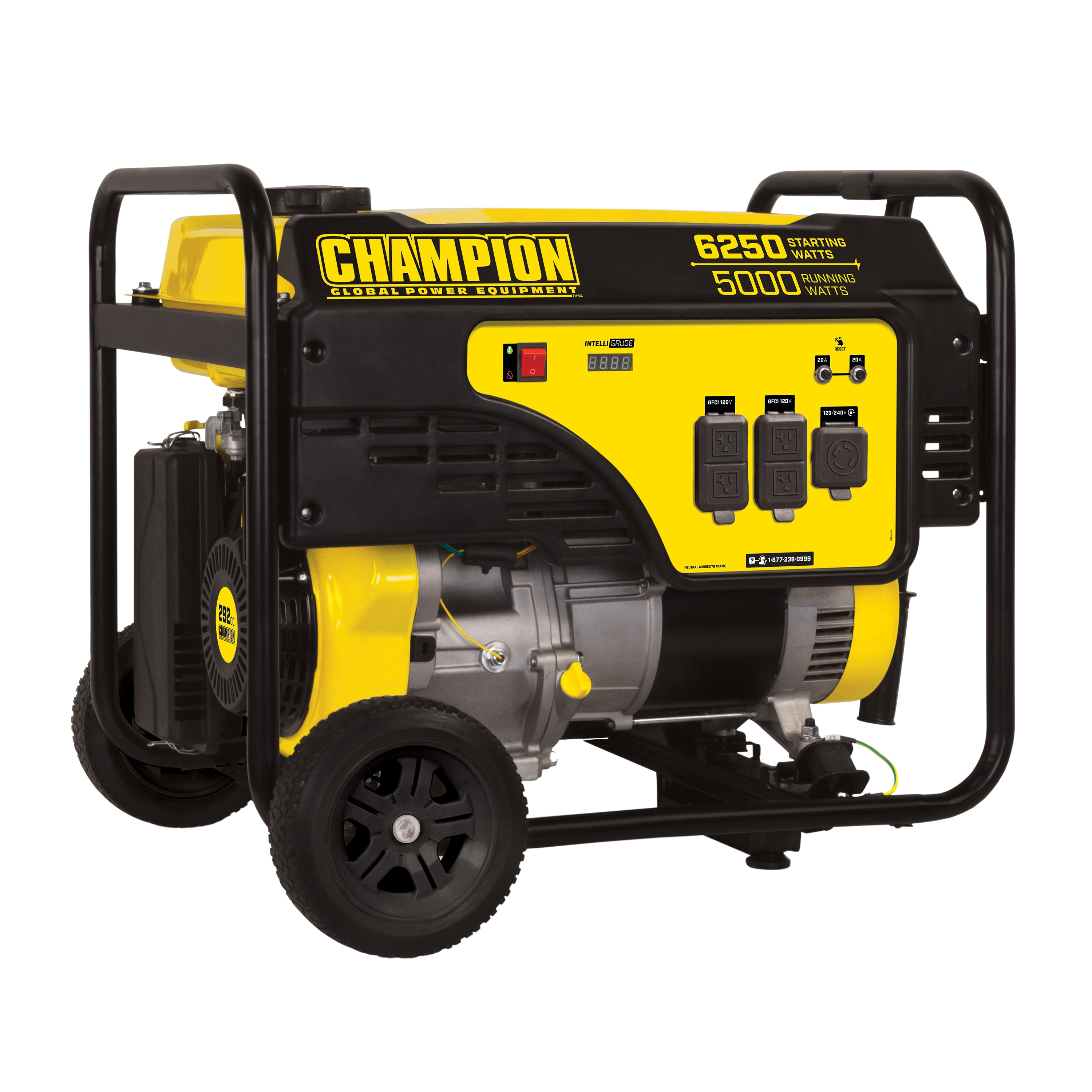 Champion 100812R 5000/6250W 30 Amp Gas Recoil Start Generator Manufacturer RFB