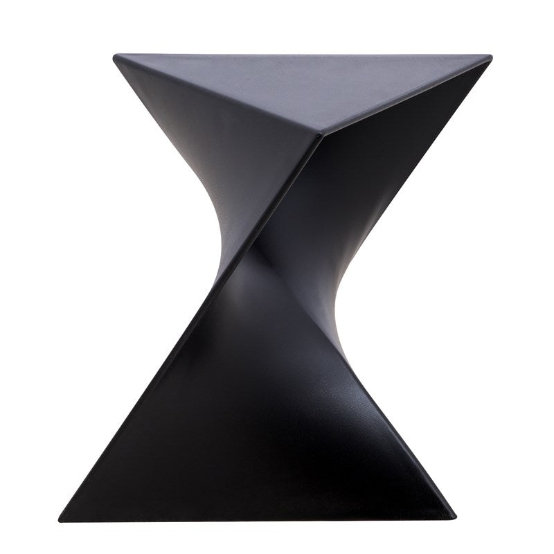 LeisureMod Randolph Modern Plastic Triangle End Table