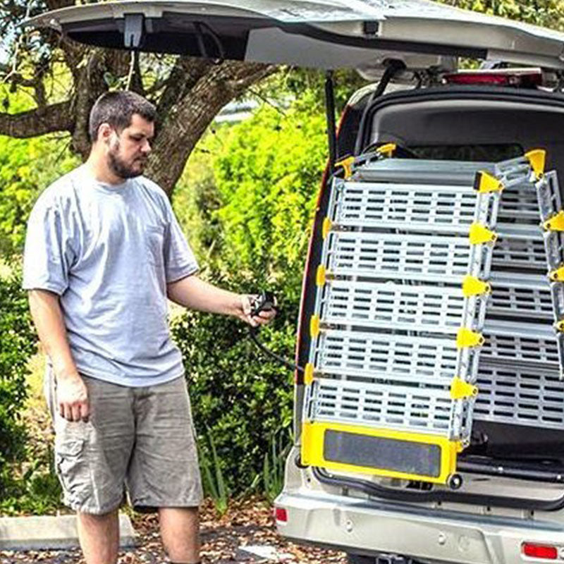 Roll-A-Ramp Powered Auto Fold™ Full-Size Van Ramp