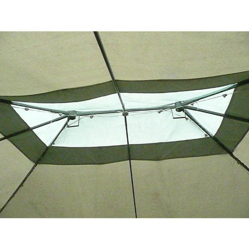 Garden Winds 12 x 10 Scroll Design Gazebo Replacement Canopy Top Cover and Netting