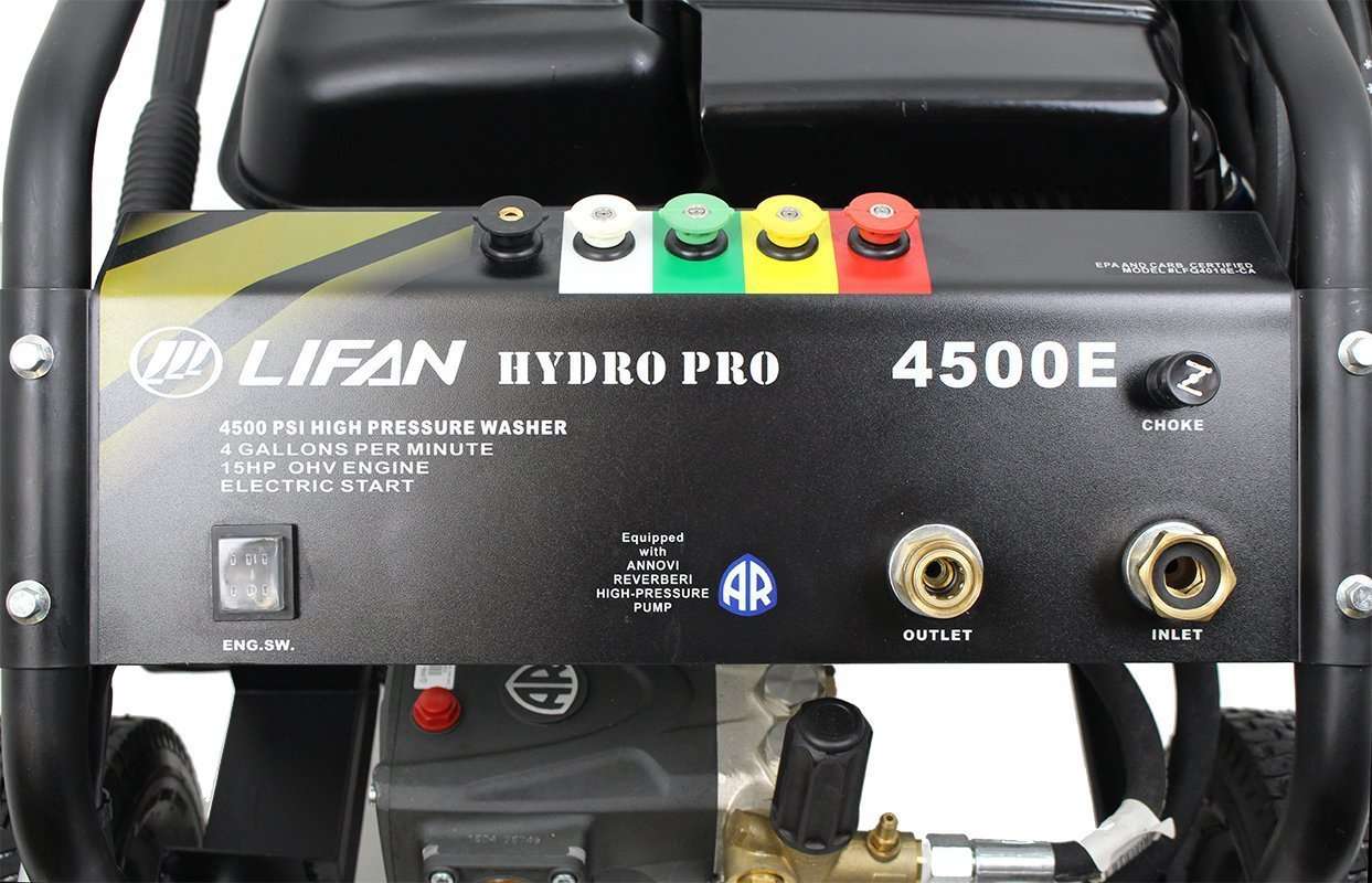 Lifan LFQ4515E Hydro Pro 4500 PSI 4 GPM Electric Start Pressure Washer Open Box (Never Used)