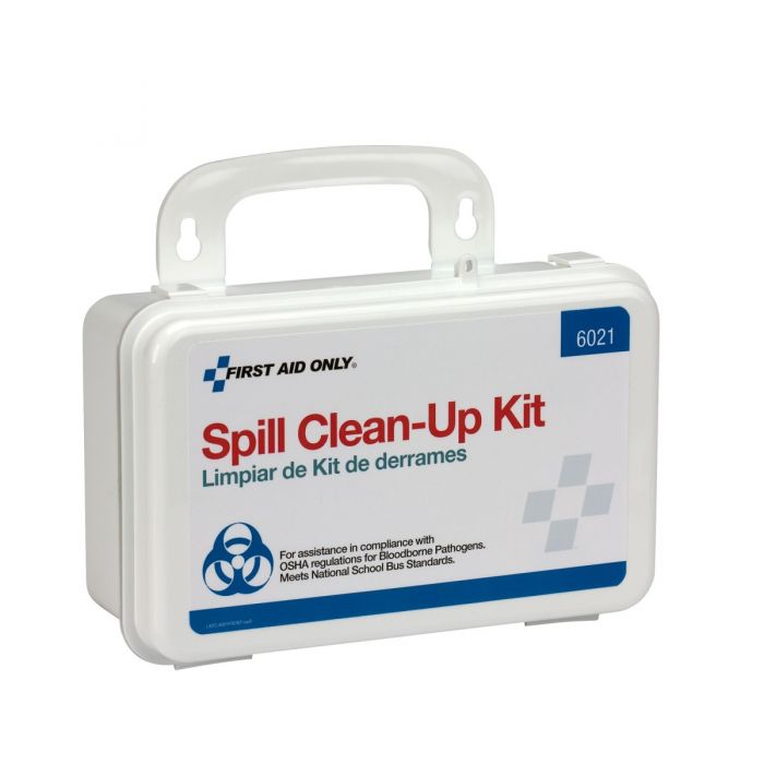 First Aid Only 20 Piece Blood Borne Pathogen Spill Clean Up Kit, Plastic Case (Case of 48)