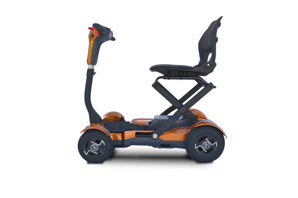 EV Rider Teqno AF S26 Automatic Folding Mobility Scooter Gold New