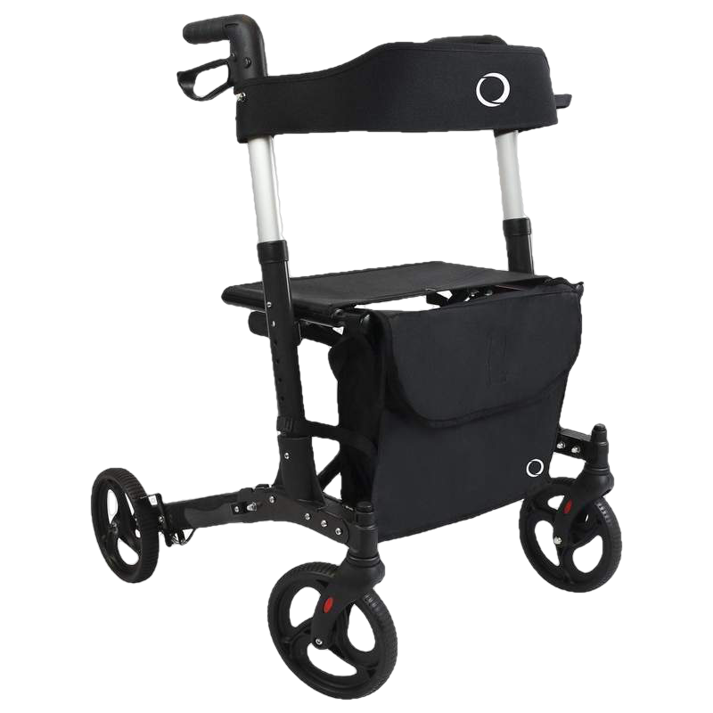 Vive Health Upright Rollator Walker Black New