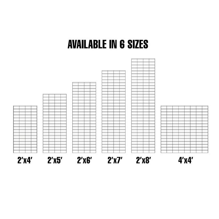 Econoco Slatgrid Panels - White (Set of 3)