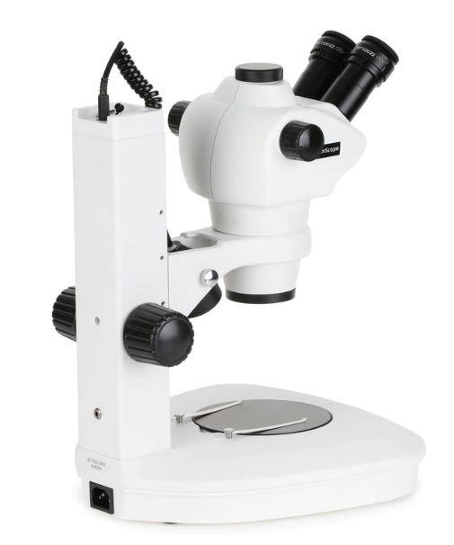 Amscope SF-2TRA-TP 8X - 50X Trinocular Dual Illumination Stereo Microscope With 9.7 Inch Touchscreen Imaging System New