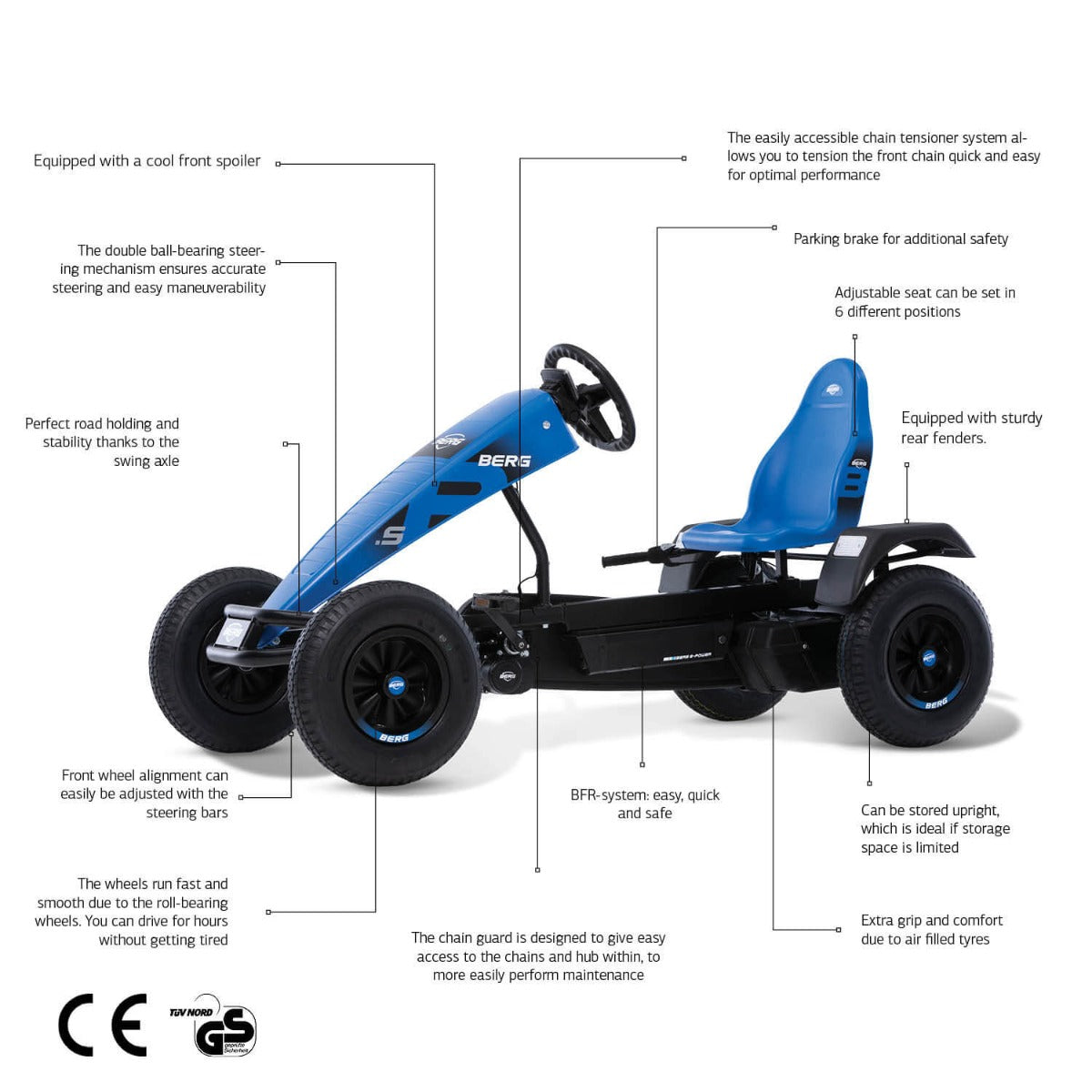 Berg XXL B.Super BFR Pedal Go-Kart