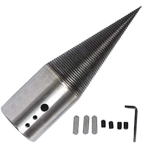 Firewood Chopper Drill Bit Chop Wood Splitting Tool Splitting Cone Log Splitter Wood Breaking Machine Wood Breaker Woodworking Tools,100mm/24mm