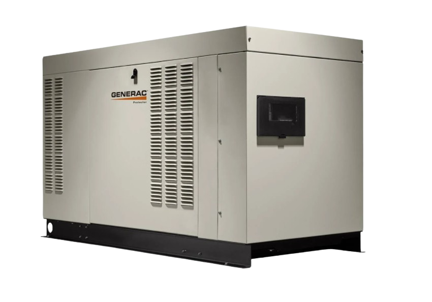 Generac Protector RG04845ANAC 48kW Liquid Cooled 1 Phase 120/240V Standby Generator SCAQMD Compliant New