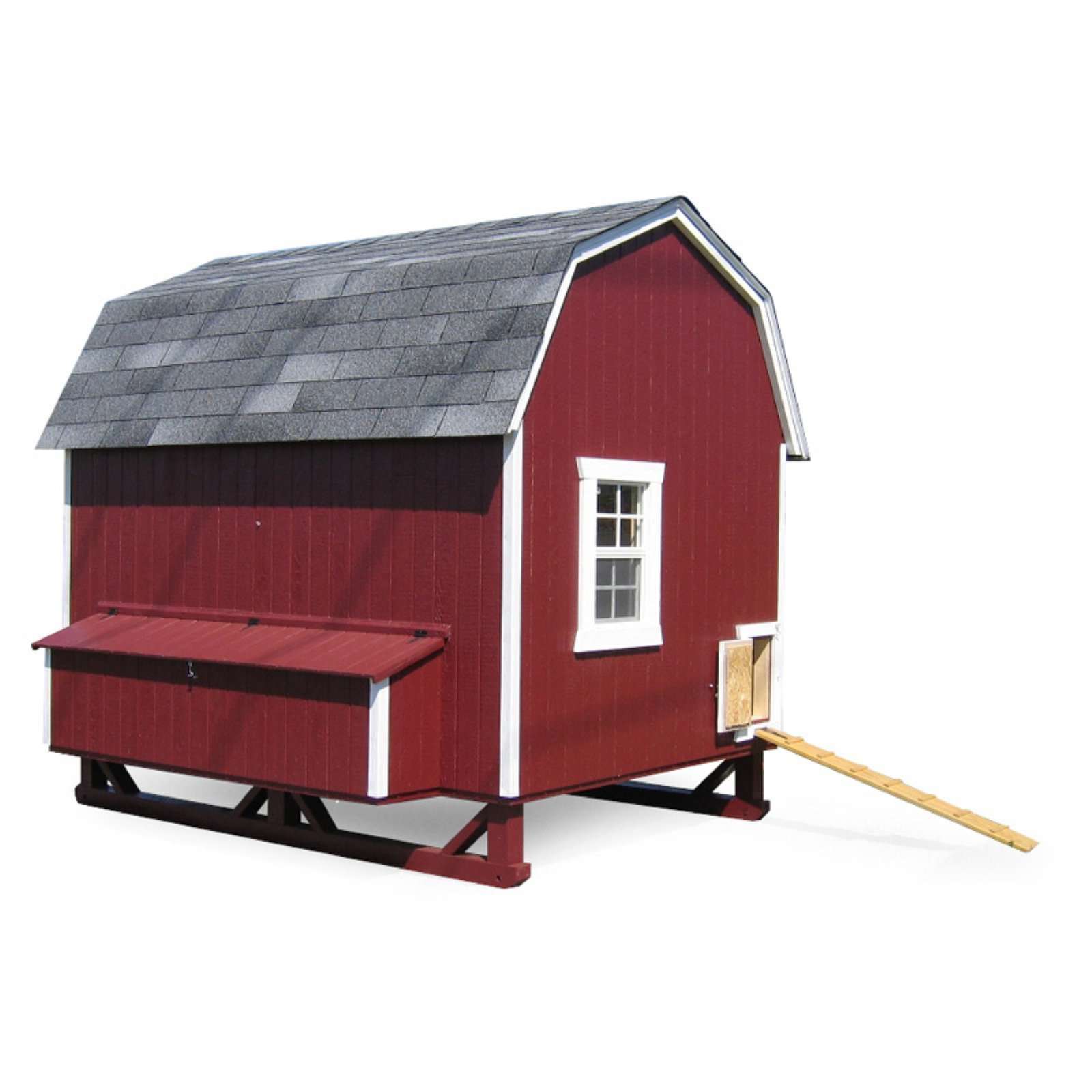 Little Cottage Company 6 ft. x 8 ft. Gambrel Barn Chicken Coop Large DIY Kit New
