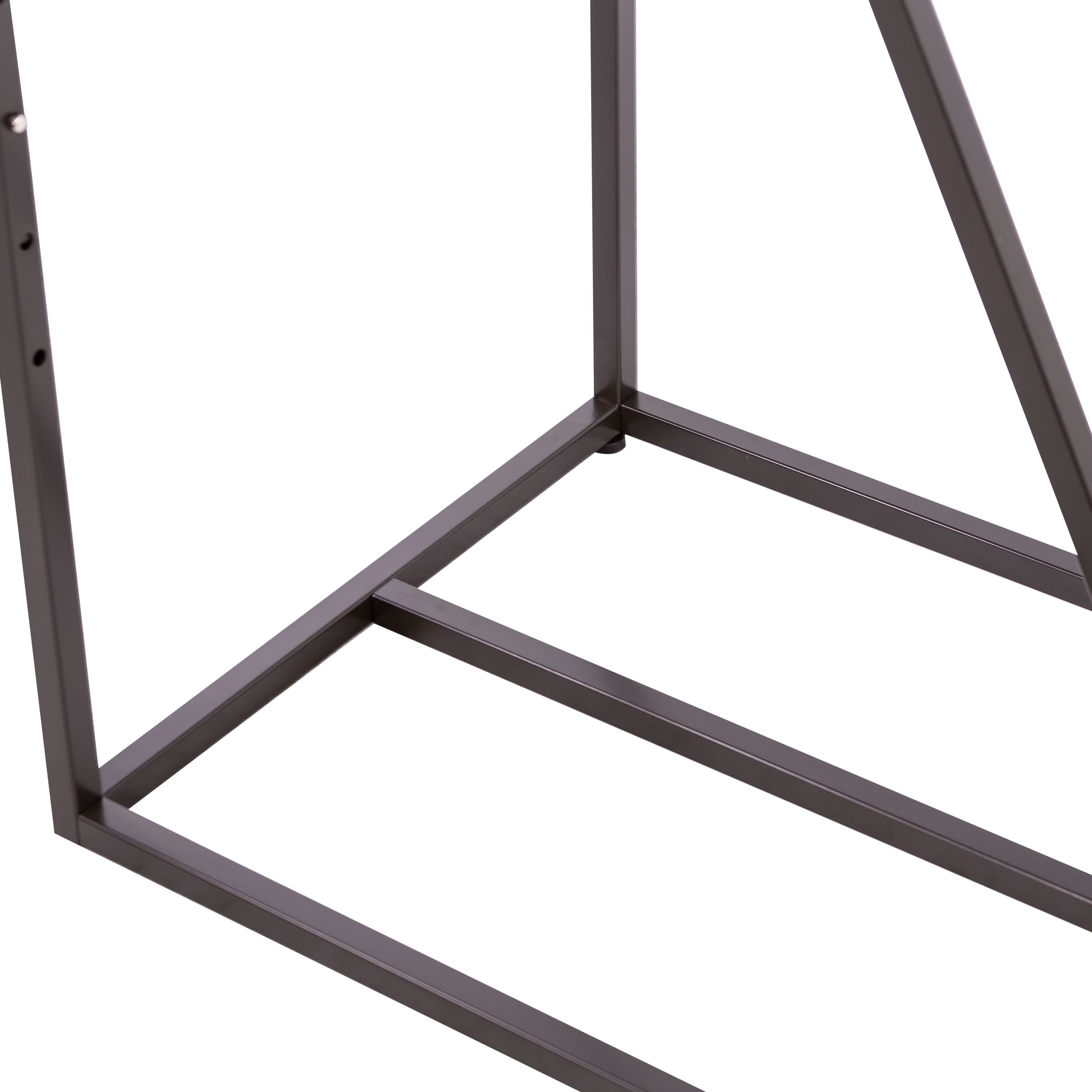 Econoco Linea Double Bar Apparel Rack with V-Brace
