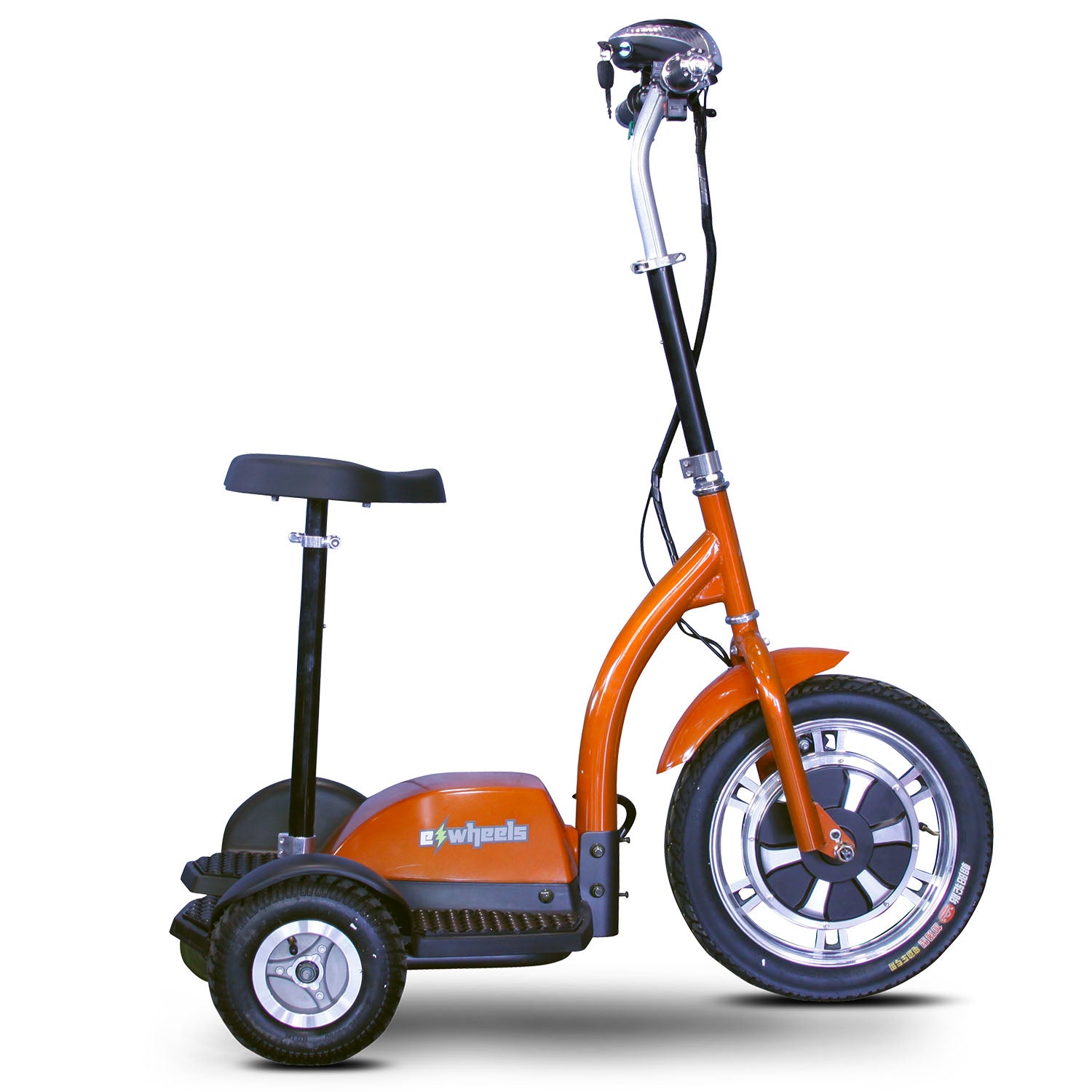 EWheels EW-18 Stand-in-Ride 3-Wheel Folding Mobility Scooter