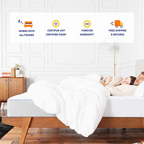 Nectar California King Mattress + 2 Pillows Included - Gel Memory Foam Mattress - CertiPUR-US Certified Foams - 180 Night Home Trial - Forever Warranty